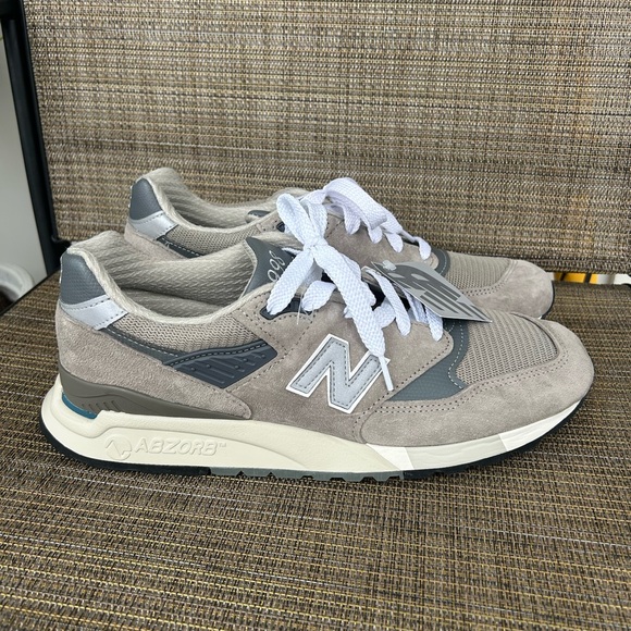 $200 Men New Balance Size 10.5 USA 998 Core Sneakers Running Shoes Grey U998GR - Picture 6 of 11